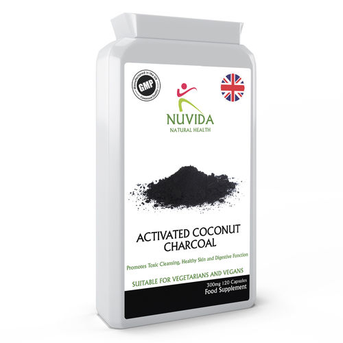 Activated Coconut Charcoal 120 - 300mg Capsules