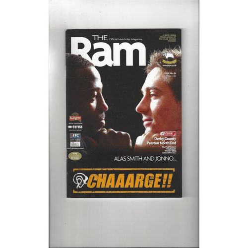 Derby County v Preston Play Off Football Programme 2004/05