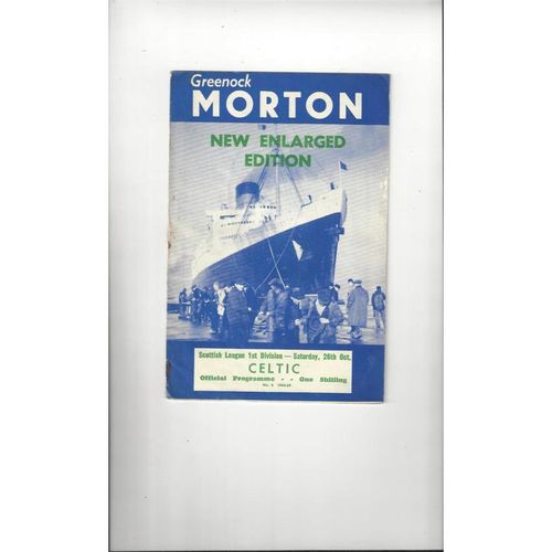 Morton Football Programmes