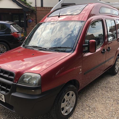 2005 Fiat Doblo Camper Van 2 Berth - 1910cc JTD Engine - ONLY 27081 miles