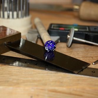 Cremation Glass Ring