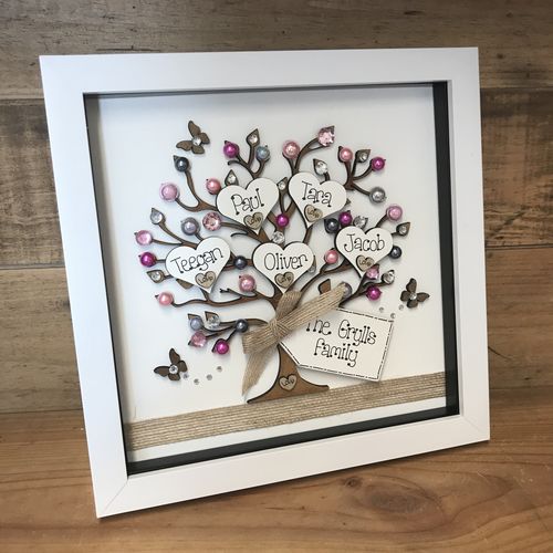 “Home Sweet Home” Family Tree Frame