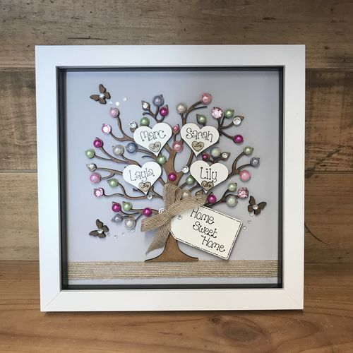 “Home Sweet Home” Family Tree Frame