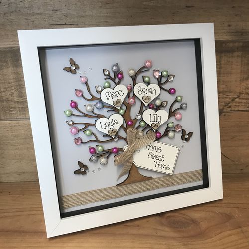 “Home Sweet Home” Family Tree Frame