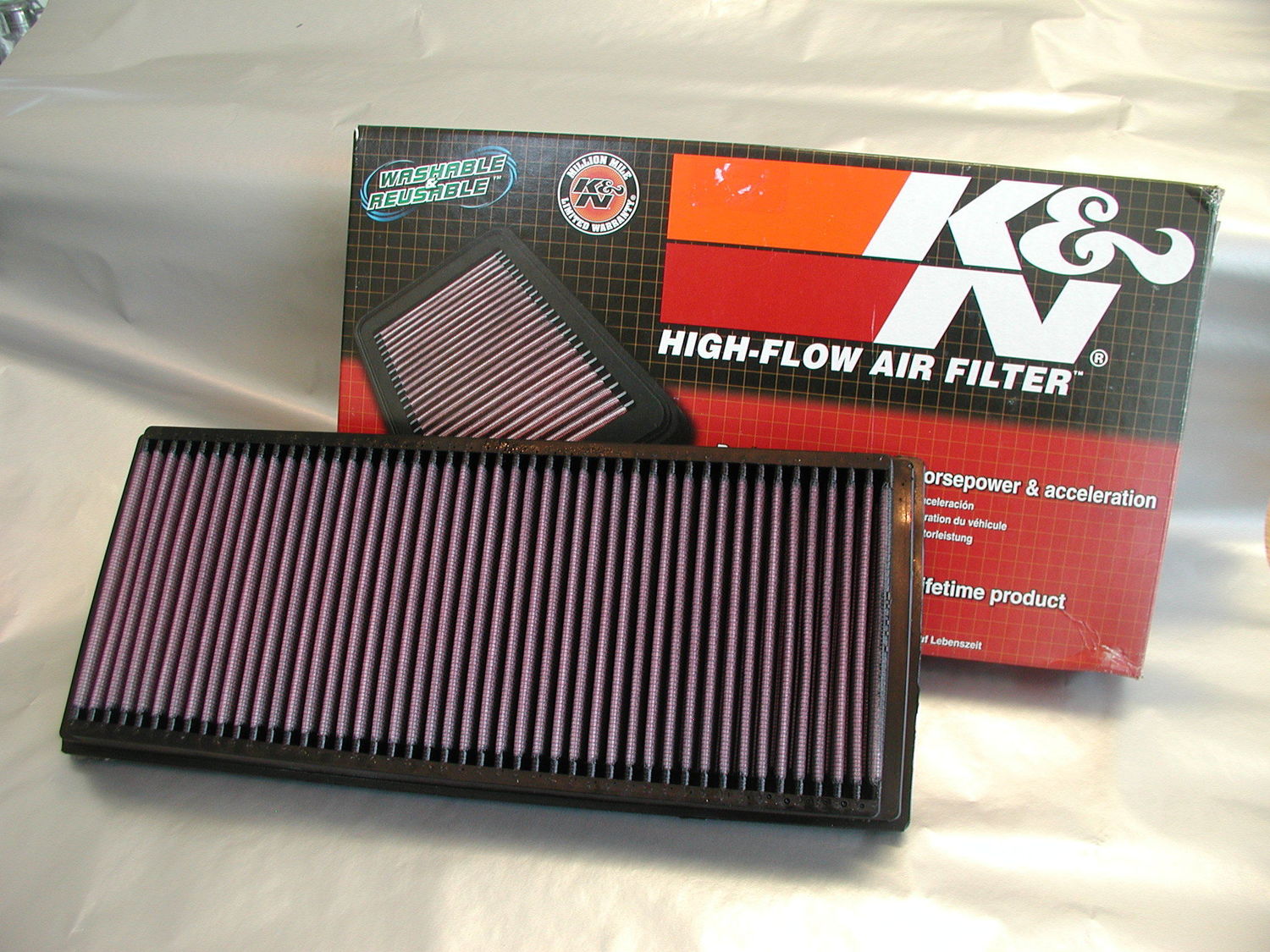 K&N High Flow Air Filter - Roadster