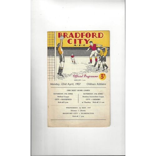 Oldham Athletic Away Football Programmes