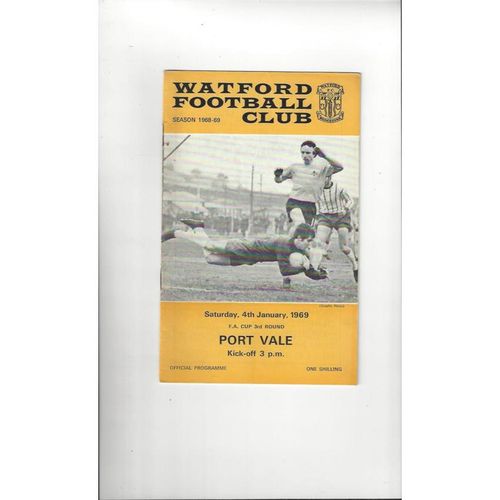 Watford Home Football Programmes