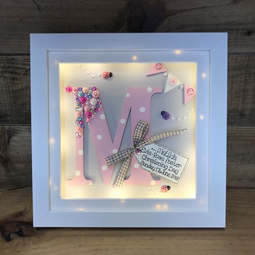 LED Initial Frame ( Christening )