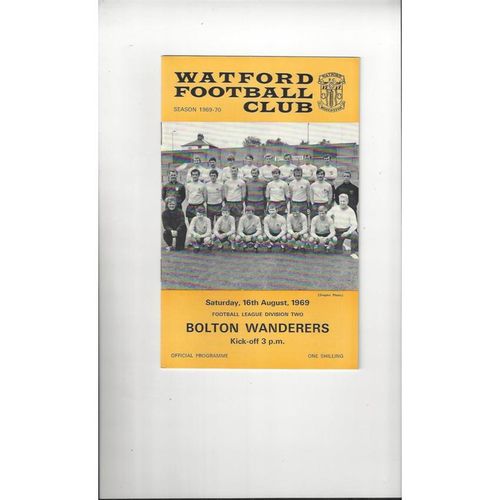 Watford Home Football Programmes