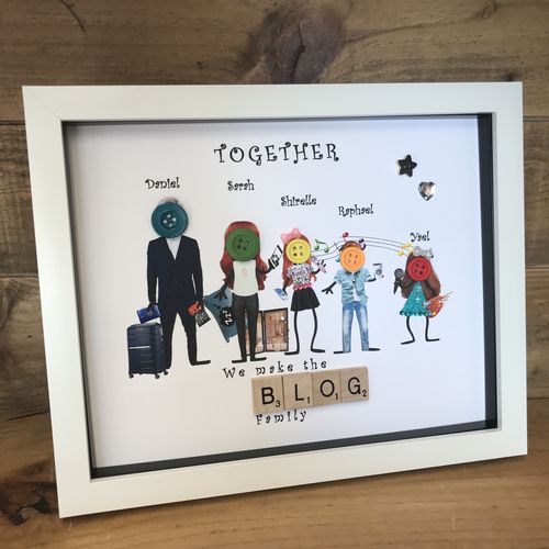 Personalised Button Head Frame ( Extra Personalised