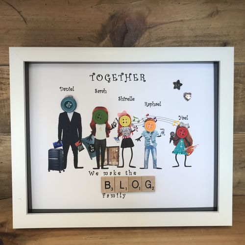 Personalised Button Head Frame ( Extra Personalised