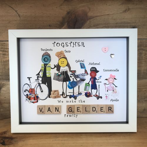 Personalised Button Head Frame ( Extra Personalised