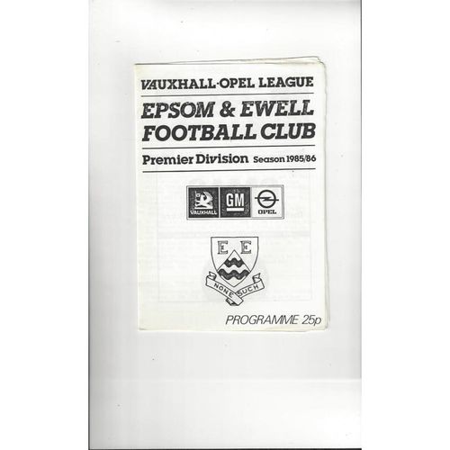 Non-League FA Trophy Football Programmes