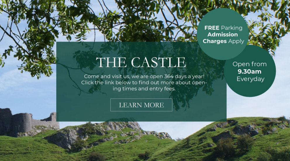 Carreg Cennen Castle, Attractions Llandeilo, Weddings Carmarthenshire