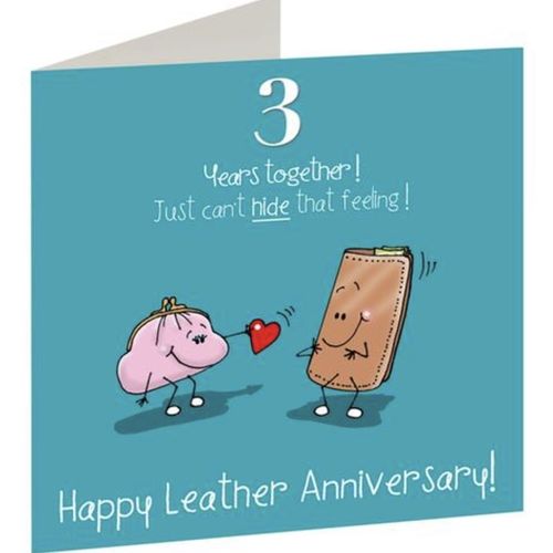 3rd Anniversary card