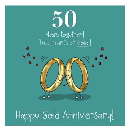 50th Anniversary card