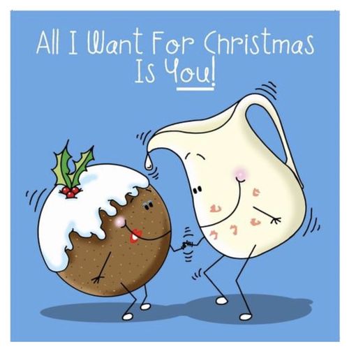 All I want for Christmas card