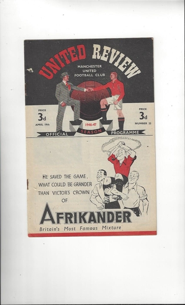 More Football Programmes listed today