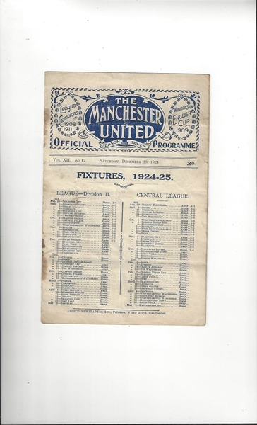 More Football Programmes listed today