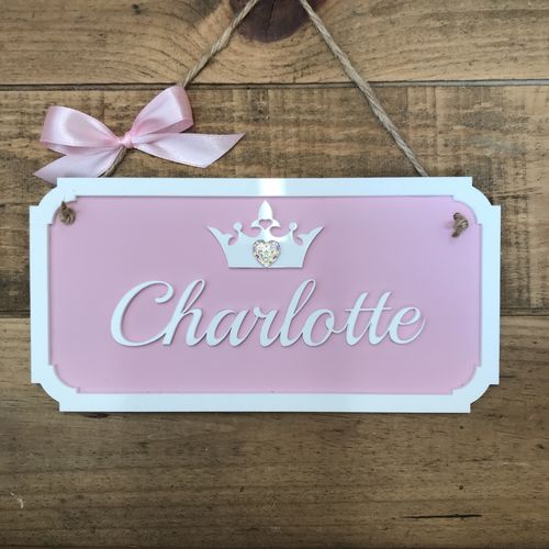 PRINCESS Door Plaque