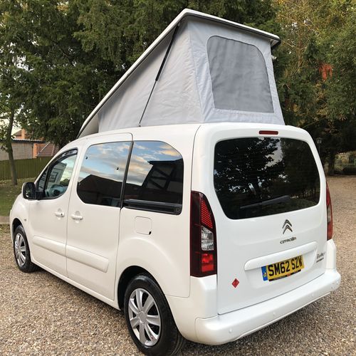 2012 (62)reg Citroen Berlingo VTR 1.6 HDi - Camper Van 2 berth Pop Top Micro