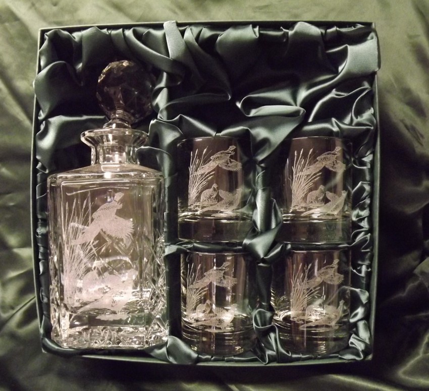 Engraved Decanter Sets