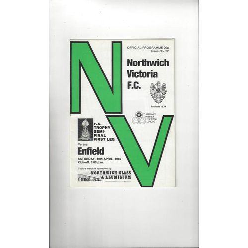FA Trophy Semi Final Football Programmes