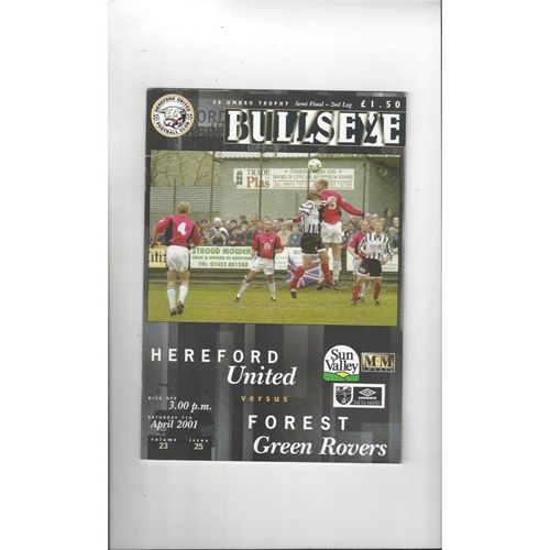 FA Trophy Semi Final Football Programmes