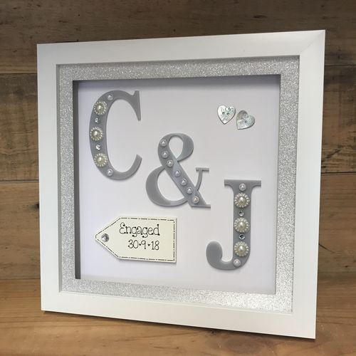 Initials Engagement Frame