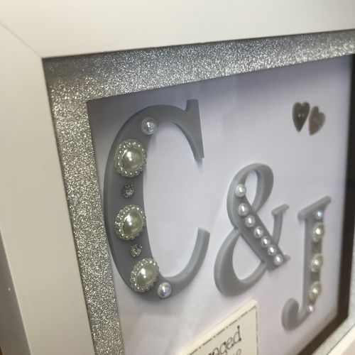 Initials Engagement Frame