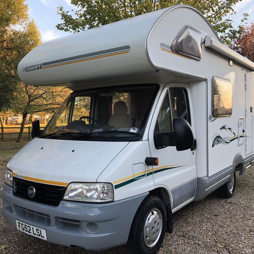 Swift Suntor 530L Motorhome 4 Berth - 2.0 JTD - 52reg Fiat Ducato SWB Nice Spec