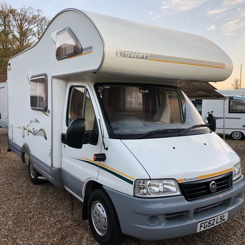 Swift Suntor 530L Motorhome 4 Berth - 2.0 JTD - 52reg Fiat Ducato SWB Nice Spec