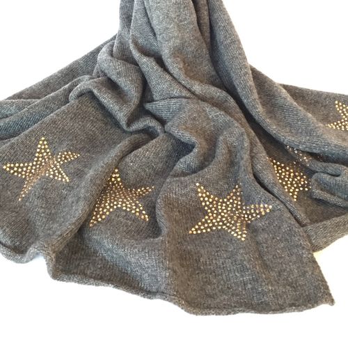 Cashmere wrap - sparkly star