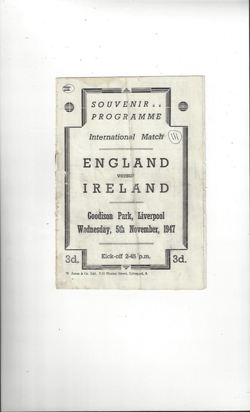 More Football Programmes listed today