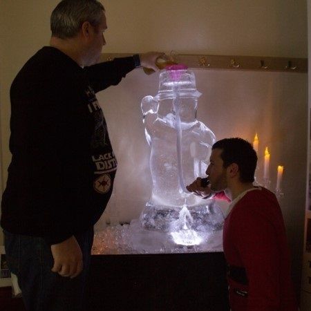 The Vodka Ice Luge