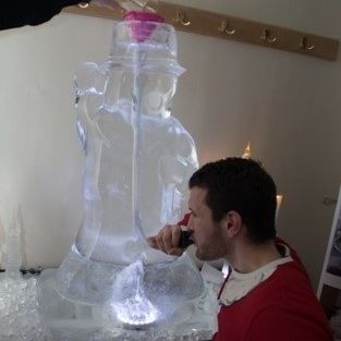 The Vodka Ice Luge