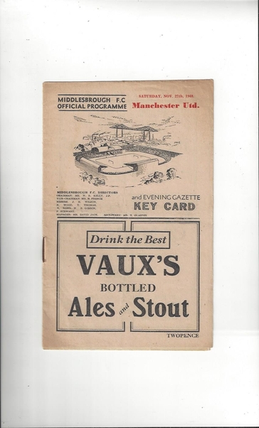 Latest Football Programmes Listed today
