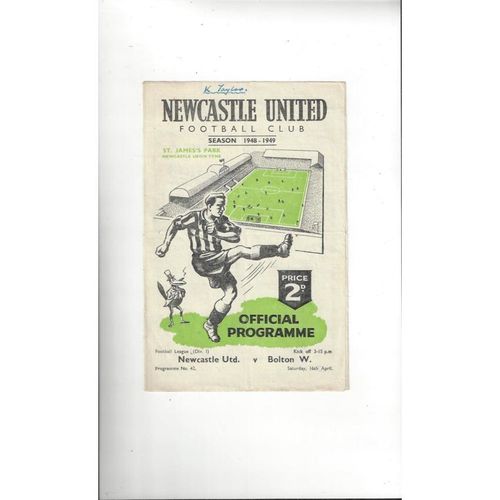 Bolton Wanderers Away Football Programmes