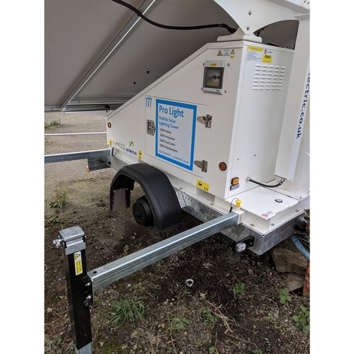 Security for temporary outdoor lighting