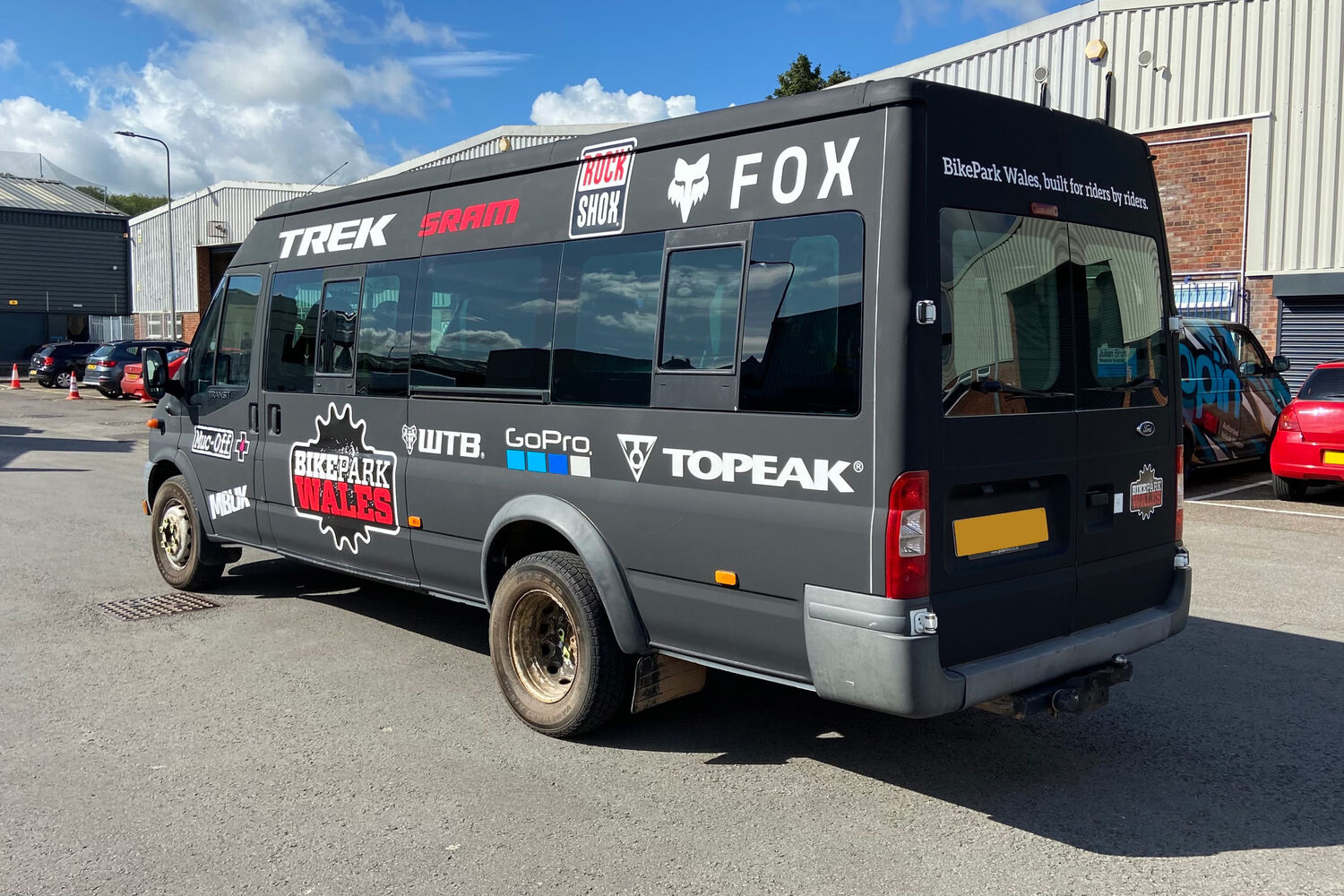 Bike Park Wales - 3x Ford Transit Minibus