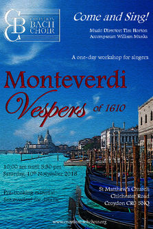 Poster Gallery | Croydon Bach Choir