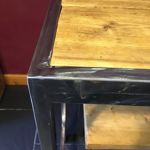 Industrial Chic Tall Table with stools