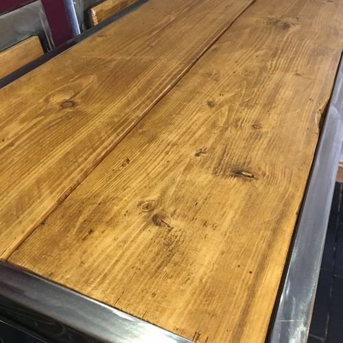 Industrial Chic Tall Table with stools