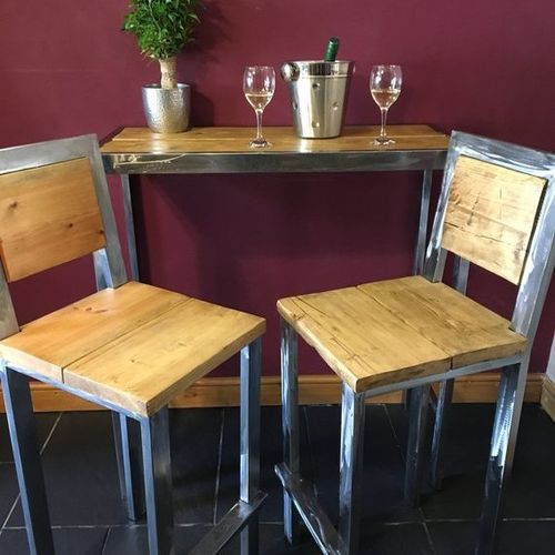 Industrial Chic Tall Table with stools