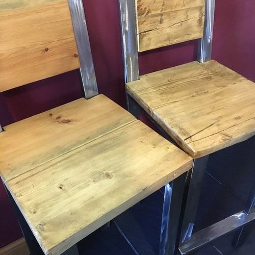 Industrial Chic Tall Table with stools