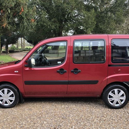 2008 Fiat Doblo Camper Van 2 Berth - 1248cc Diesel - Red Metallic - Private Reg