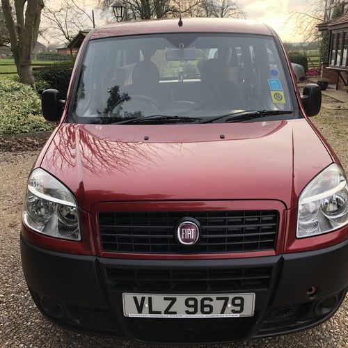 2008 Fiat Doblo Camper Van 2 Berth - 1248cc Diesel - Red Metallic - Private Reg