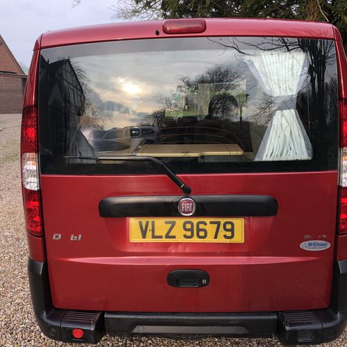 2008 Fiat Doblo Camper Van 2 Berth - 1248cc Diesel - Red Metallic - Private Reg