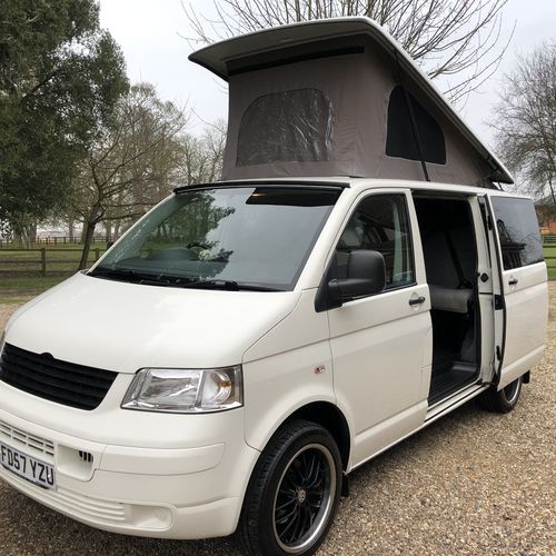 VW Transporter T5 Camper Van 2 Berth T28 102 1.9TDi SWB 12/2007 57reg White