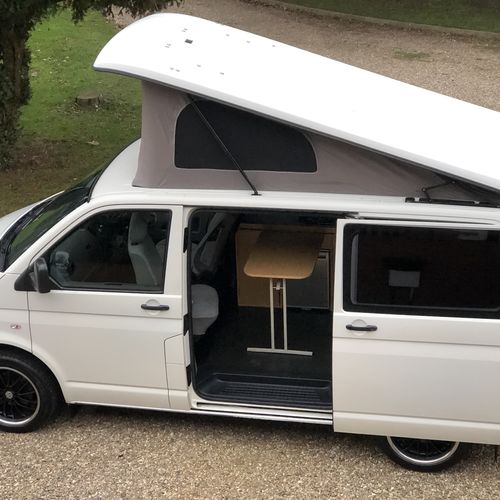 VW Transporter T5 Camper Van 2 Berth T28 102 1.9TDi SWB 12/2007 57reg White